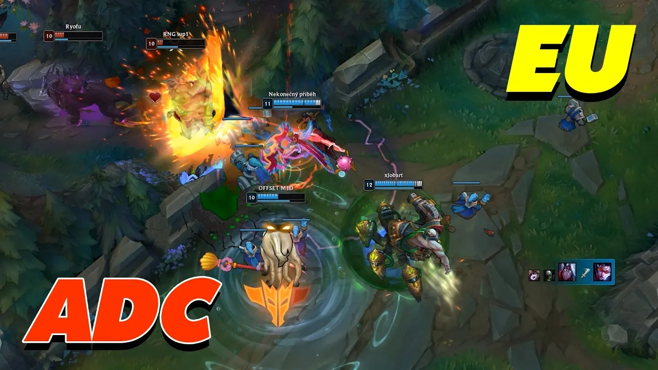 LOL:欧服大神ADC集锦,这操作水平怎么样?